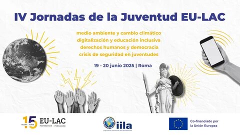 cartel de las IV jornadas Juventud EU-LAC