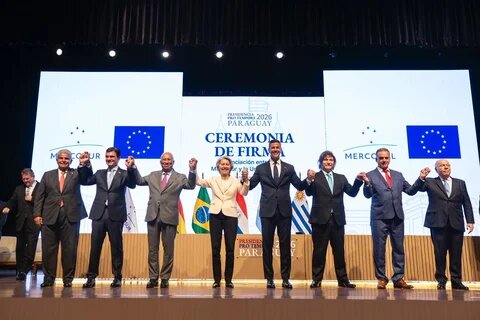 Firma del Acuerdo UE-MERCOSUR (foto: MERCOSUR)