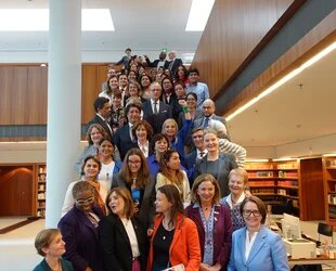 Group photo during an event
