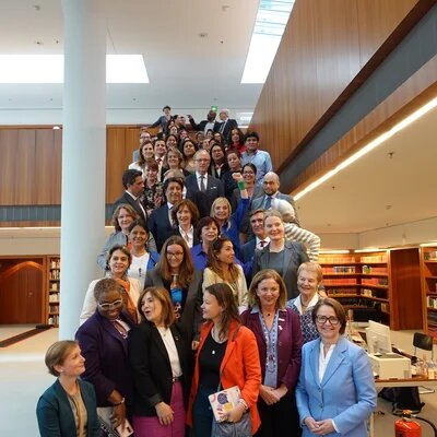 Group photo during an event